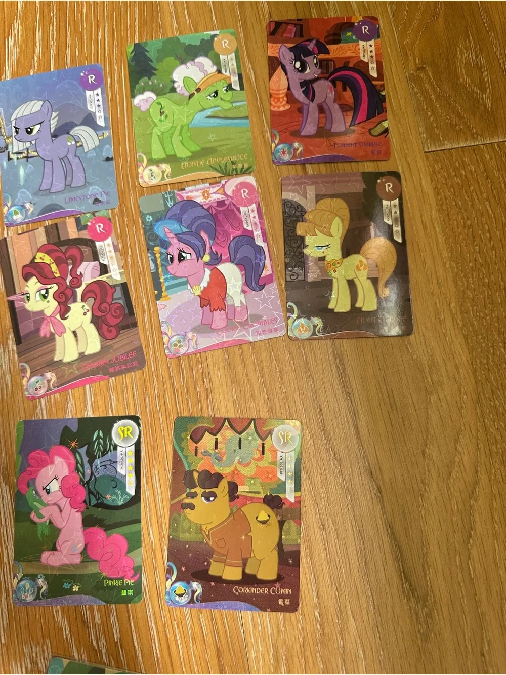 My Little Pony CCG Collectible Card bundle 21pcs SSR SR R
